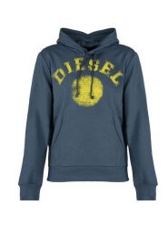 Diesel Bluza "Ginn Hood" | A08692-0HAYT | Mężczyzna | Niebieski. Niebieskie bluzy męskie Diesel, m, bez wzorów, z bawełny, z kapturem. W wyprzedaży za 349.00 zł.
