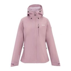 Wodoodporna Kurtka Damska Oklarna. Czerwone kurtki sportowe damskie Regatta, bez wzorów, bez ramiączek, bez kaptura, trekkingowe. Za 399.99 zł.