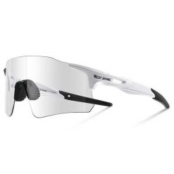 Lekkie okulary rowerowe fotochromowe z poliwęglanu. Białe okulary przeciwsłoneczne damskie WEST BIKING. Za 151.96 zł.
