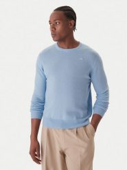 Robe di Kappa Sweter 670477X 333 Niebieski Regular Fit. Niebieskie swetry męskie Robe di Kappa, l, bez wzorów, z wełny, bez kołnierzyka, bez ramiączek. Za 249.99 zł.