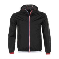 Wodoodporna kurtka Peak Mountain Capik. Czarne kurtki męskie Peak Mountain, m, bez wzorów, bez kaptura. W wyprzedaży za 217.00 zł.