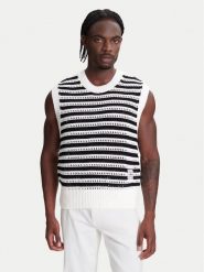 Tommy Hilfiger Sweter F1 Movie MW0MW41385 Czarny Regular Fit. Czarne swetry męskie Tommy Hilfiger, m, bez wzorów, z bawełny, bez kołnierzyka, bez ramiączek. Za 699.99 zł.