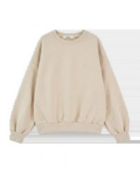 Damska bluza CREWNECK oversize UNLEASH WINGS BEIGE. Czerwone bluzy damskie Wings, uniwersalny, bez wzorów, eleganckie, bez ramiączek, bez kaptura. Za 189.90 zł.