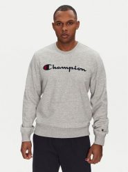Champion Bluza 220727 Szary Slim Fit. Szare bluzy męskie Champion, m, bez wzorów, z bawełny, bez ramiączek, bez kaptura. Za 139.99 zł.
