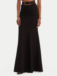 Versace Jeans Couture Spódnica maxi 80HAE870 J0198 Czarny Slim Fit. Czarne spódnice damskie Versace Jeans Couture, bez wzorów, z bawełny, maxi. Za 1,259.00 zł.