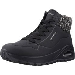 SKECHERS 167988 Czarny. Czarne obuwie sportowe damskie Skechers, bez wzorów, z syntetyku, bez zapięcia. Za 425.89 zł.