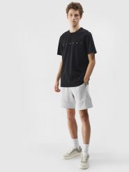 4F Spodenki dresowe męskie - szare 3XL. Szare szorty męskie 4F, bez wzorów, z bawełny, sportowe. W wyprzedaży za 59.99 zł.