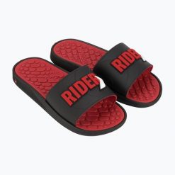 Klapki męskie RIDER Pump Slide AD. Czarne klapki męskie Rider, bez wzorów, bez zapięcia. Za 109.99 zł.
