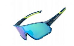 Okulary sportowe unisex Rockbros 14120009003 z polaryzacją. Niebieskie okulary przeciwsłoneczne damskie ROCKBROS. Za 78.00 zł.
