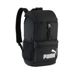 Plecak Phase z wypukłą klapą 20 l PUMA Black. Czarne plecaki męskie Puma, bez wzorów, sportowe. Za 139.00 zł.