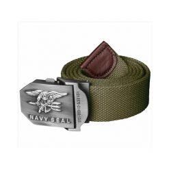 Pas Helikon Navy Seals zielony rozmiar L 125 cm. Zielone spodnie sportowe damskie HELIKON-TEX, bez wzorów, sportowe, trekkingowe. Za 62.99 zł.