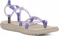 Teva Sandały Voya Infinity fioletowe r. 40. Fioletowe sandały damskie Teva, bez wzorów, bez obcasa, bez zapięcia. Za 119.99 zł.