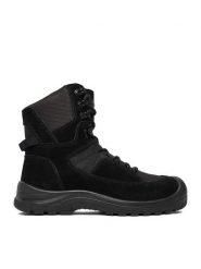 Hunter Trzewiki HUNTER-M-01 M Czarny. Czarne botki męskie Hunter, bez wzorów, ze skóry, bez obcasa, bez zapięcia. Za 299.99 zł.