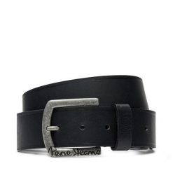 Pasek Męski Pepe Jeans. Czarne paski męskie Pepe Jeans, z jeansu. Za 219.99 zł.