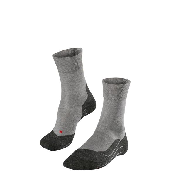 Skarpetki Falke RU4 Wool. Szare skarpety męskie Falke, bez wzorów, z poliamidu. Za 143.00 zł.