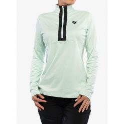 Bluza damska z zamkiem 1/2 Ziener Japra. Zielone bluzy damskie Ziener, na zimę, l, bez wzorów, sportowe, bez ramiączek, bez kaptura. Za 179.99 zł.