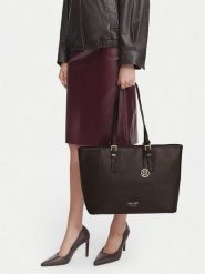 Nine West Torebka EO-QUIET ELEGANCE-LDA9895 Brązowy ciemny. Brązowe shopperki damskie Nine West, bez wzorów, bez dodatków. Za 449.99 zł.