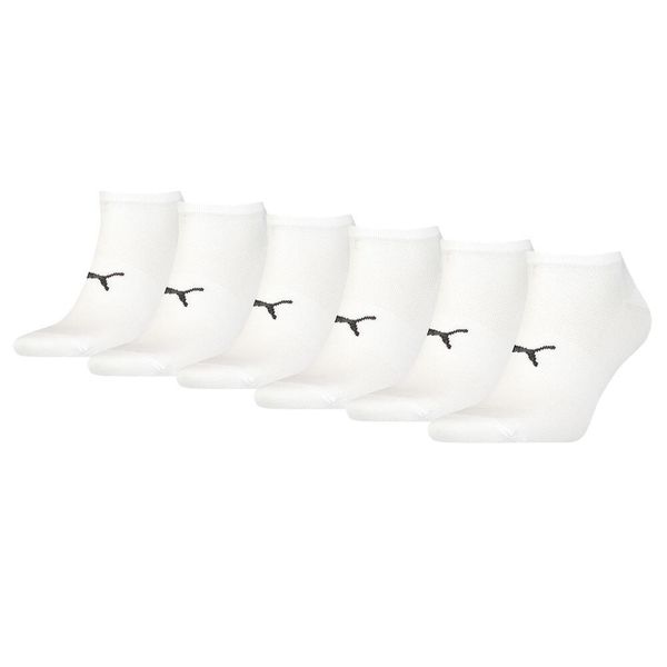 Skarpety Puma Sport Sneaker Light, 6 pary białych. Białe skarpetki damskie Puma, bez wzorów, z elastanu. Za 162.99 zł.