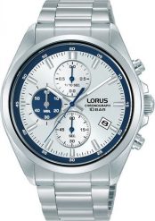 Zegarek męski Lorus RM387JX9 srebrny. Szare zegarki męskie Lorus, bez wzorów, srebrne. Za 649.02 zł.