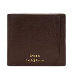Portfel Polo Ralph Lauren. Brązowe portfele męskie Polo Ralph Lauren, bez wzorów. Za 599.99 zł.