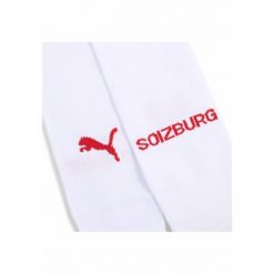 Męskie gładkie skarpety FC Red Bull Salzburg 24/25 PUMA White Red. Białe skarpety męskie Puma, bez wzorów. W wyprzedaży za 94.00 zł.