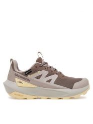 Salomon Trekkingi Elixir Activ Gore-Tex L47760100 Brązowy. Brązowe obuwie trekkingowe damskie Salomon, z gore-texu, bez zapięcia. Za 539.99 zł.