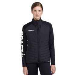 Kurtka narciarska damska Craft Adv Nordic Club. Czarne kurtki sportowe damskie Craft, na zimę, xl, bez wzorów, bez ramiączek, bez kaptura, na fitness i siłownię. Za 462.25 zł.
