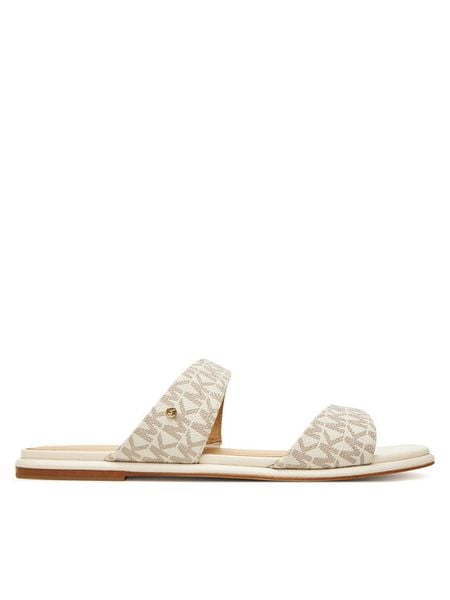 MICHAEL Michael Kors Klapki Jaida 40S5JDFS1B Écru. Klapki damskie MICHAEL Michael Kors, bez wzorów, ze skóry, bez obcasa, bez zapięcia. Za 559.99 zł.