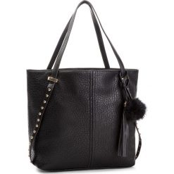 Torebka JENNY FAIRY - RH2013 Black. Czarne shopperki damskie Jenny Fairy, bez wzorów, ze skóry ekologicznej, bez dodatków. Za 119.99 zł.