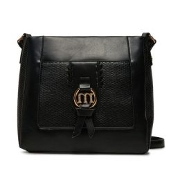 Torebka Monnari. Czarne listonoszki damskie Monnari, bez wzorów, bez dodatków. Za 119.99 zł.