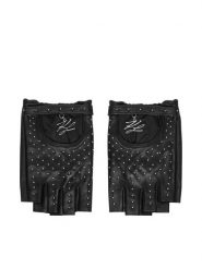 KARL LAGERFELD Rękawiczki B3W33010 Czarny. Czarne rękawiczki damskie KARL LAGERFELD, bez wzorów, ze skóry. Za 549.99 zł.