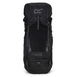 Plecak turystyczny unisex Blackfell 4 65L. Czarne plecaki damskie Regatta, bez wzorów, z poliamidu. W wyprzedaży za 549.99 zł.