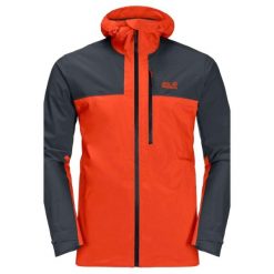 Męska Kurtka Go Hike. Czerwone kurtki męskie Jack Wolfskin, m, bez wzorów, z materiału, z kapturem. Za 693.99 zł.
