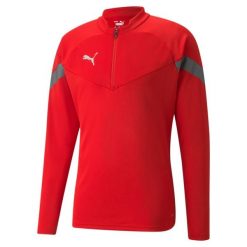 Bluza męskie Puma Teamfinal Training 14 Zip. Czerwone bluzy męskie Puma, m, bez wzorów, sportowe, bez ramiączek, bez kaptura. Za 290.00 zł.