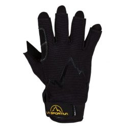Rękawiczki via ferrata La Sportiva Ferrata Gloves. Czarne rękawiczki męskie La Sportiva, bez wzorów. Za 135.39 zł.