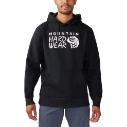 Bluza Męska Mountain Hardwear Logo. Czarne bluzy sportowe męskie MOUNTAIN HARDWEAR, na jesień, m, bez wzorów, z bawełny, z kapturem. Za 349.00 zł.