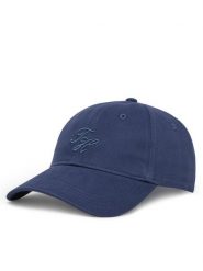 Tommy Hilfiger Czapka z daszkiem Embroidered Cap AW0AW17489 Granatowy. Niebieskie czapki damskie Tommy Hilfiger, bez wzorów, z bawełny. Za 179.99 zł.