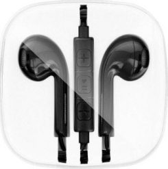 Słuchawka OEM Zestaw słuchawkowy / słuchawki Stereo do Apple iPhone Jack 3,5mm NEW BOX czarny HR-ME25. Czarne słuchawki douszne OEM. Za 28.31 zł.