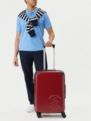 Beverly Hills Polo Club Walizka średnia CEO-BHPC-M-010-09-RED Czerwony. Czerwone walizki męskie Beverly Hills Polo Club, bez wzorów, z tworzywa sztucznego, średnie. Za 359.99 zł.