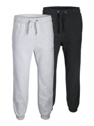 Jack & Jones Komplet spodni Kane Bleecker 12294405 Czarny Relaxed Fit. Czarne spodnie sportowe męskie Jack & Jones, m, bez wzorów, z bawełny. Za 299.99 zł.