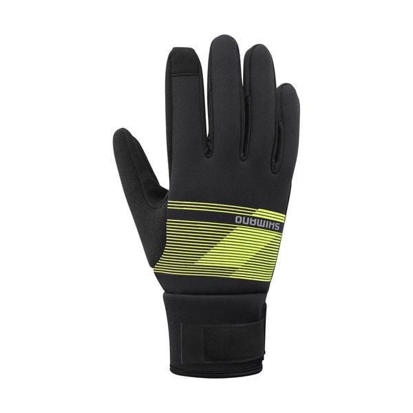 Rękawice rowerowe Shimano Windbreak. Rękawiczki damskie Shimano, bez wzorów. W wyprzedaży za 99.99 zł.