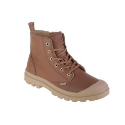 Buty sportowe Sneakersy męskie, Palladium Pampa Zip Lth Ess. Brązowe buty sportowe męskie Palladium, bez wzorów, z materiału, za kostkę, bez zapięcia, trekkingowe. Za 499.99 zł.