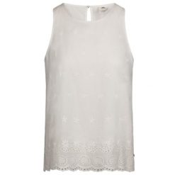Trespass Zadie - Damski top bez rękawów na co dzień biały. Białe topy damskie Trespass, bez wzorów, sportowe, bez kołnierzyka, bez ramiączek. Za 264.99 zł.