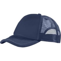 5panelowa Czapka Trucker. Niebieskie czapki damskie BULLET, bez wzorów. Za 26.99 zł.