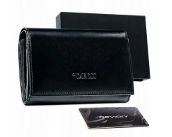 Portfel skórzany Cavaldi RD-22-GCL-0870 czarny. Czarne portfele damskie 4U Cavaldi, ze skóry. Za 67.99 zł.