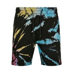 Szorty Urban classic tie dye. Czarne szorty męskie Urban Classics, bez wzorów. Za 198.50 zł.