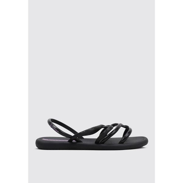 Sandały damskie Ipanema 27135AV559. Czarne sandały damskie Ipanema, bez wzorów, z materiału, bez obcasa, bez zapięcia. Za 144.00 zł.