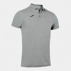 Koszulka polo do tenisa męska Joma Hobby. Czarne koszulki sportowe męskie Joma, l, bez wzorów, z bawełny, bez ramiączek, do piłki nożnej. Za 229.99 zł.