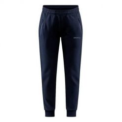 Spodnie treningowe damskie Craft Core Soul. Niebieskie spodnie dresowe damskie Craft, bez wzorów, z dresówki, sportowe. Za 377.00 zł.