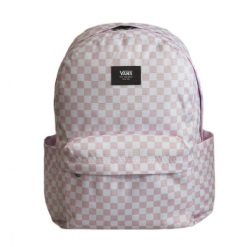 Plecak szkolny Vans Old Skool Grom Check Coral 18L Kratka VN000J3KD3X1. Czerwone plecaki męskie Vans, bez wzorów. Za 166.00 zł.